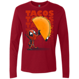 T-Shirts Cardinal / Small Tacos Men's Premium Long Sleeve
