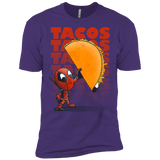 T-Shirts Purple / X-Small Tacos Men's Premium T-Shirt