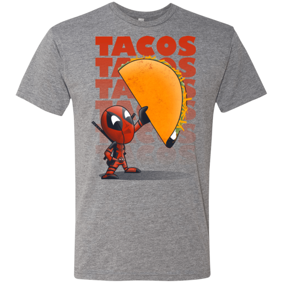 T-Shirts Premium Heather / Small Tacos Men's Triblend T-Shirt