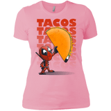 T-Shirts Light Pink / X-Small Tacos Women's Premium T-Shirt