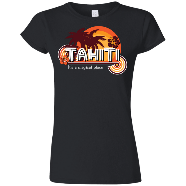 T-Shirts Black / S Tahiti Pillow Junior Slimmer-Fit T-Shirt