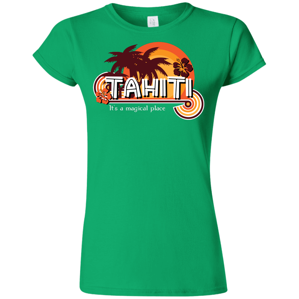 T-Shirts Irish Green / S Tahiti Pillow Junior Slimmer-Fit T-Shirt