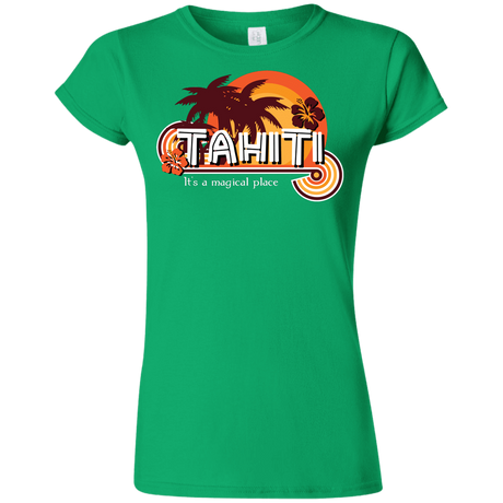 T-Shirts Irish Green / S Tahiti Pillow Junior Slimmer-Fit T-Shirt