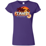 T-Shirts Purple / S Tahiti Pillow Junior Slimmer-Fit T-Shirt