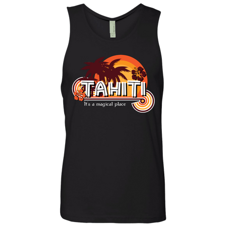 T-Shirts Black / S Tahiti Pillow Men's Premium Tank Top