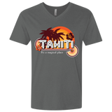 T-Shirts Heavy Metal / X-Small Tahiti Pillow Men's Premium V-Neck