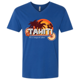 T-Shirts Royal / X-Small Tahiti Pillow Men's Premium V-Neck