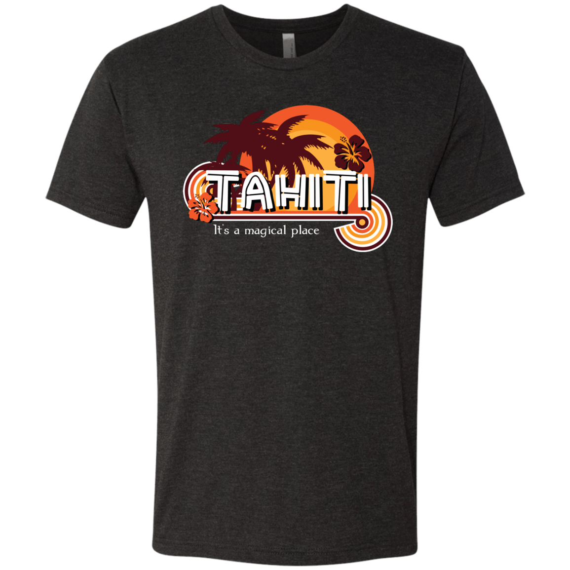 T-Shirts Vintage Black / S Tahiti Pillow Men's Triblend T-Shirt