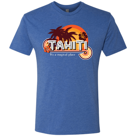 T-Shirts Vintage Royal / S Tahiti Pillow Men's Triblend T-Shirt