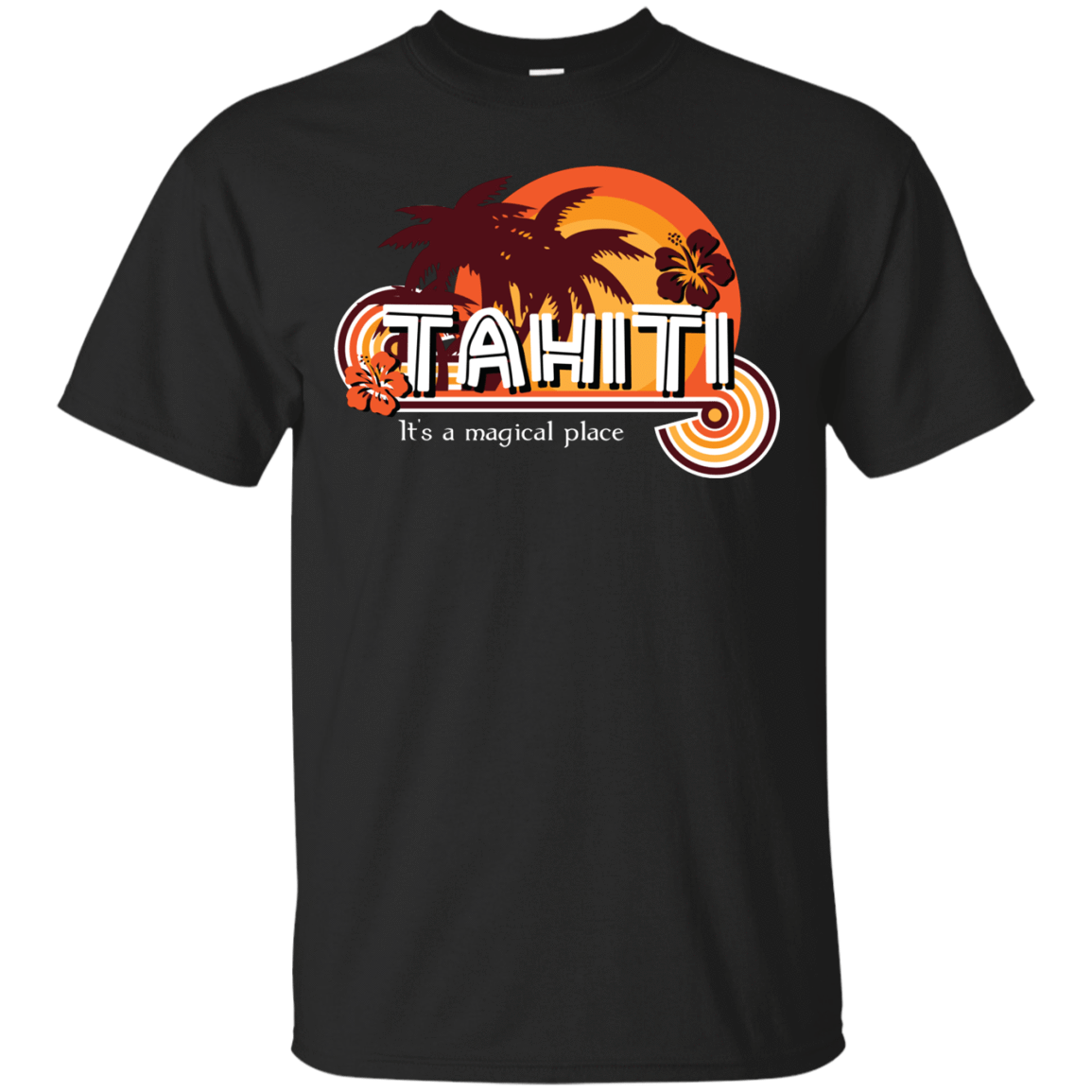 T-Shirts Black / S Tahiti Pillow T-Shirt