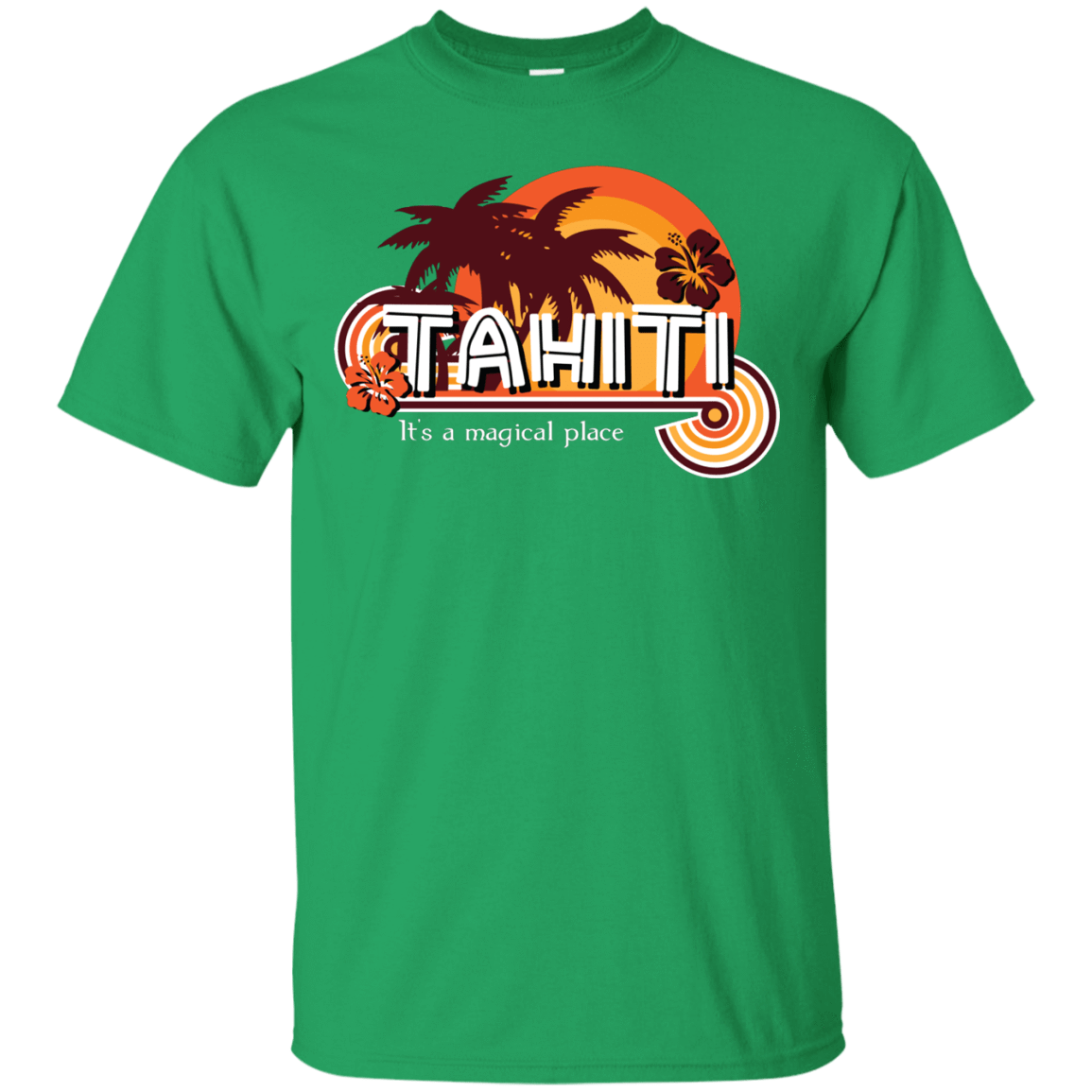 T-Shirts Irish Green / S Tahiti Pillow T-Shirt
