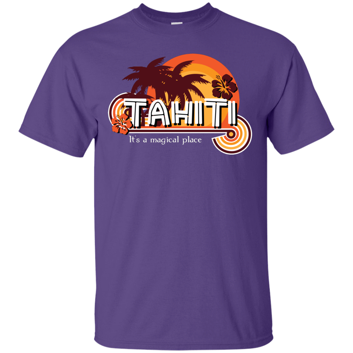 T-Shirts Purple / S Tahiti Pillow T-Shirt