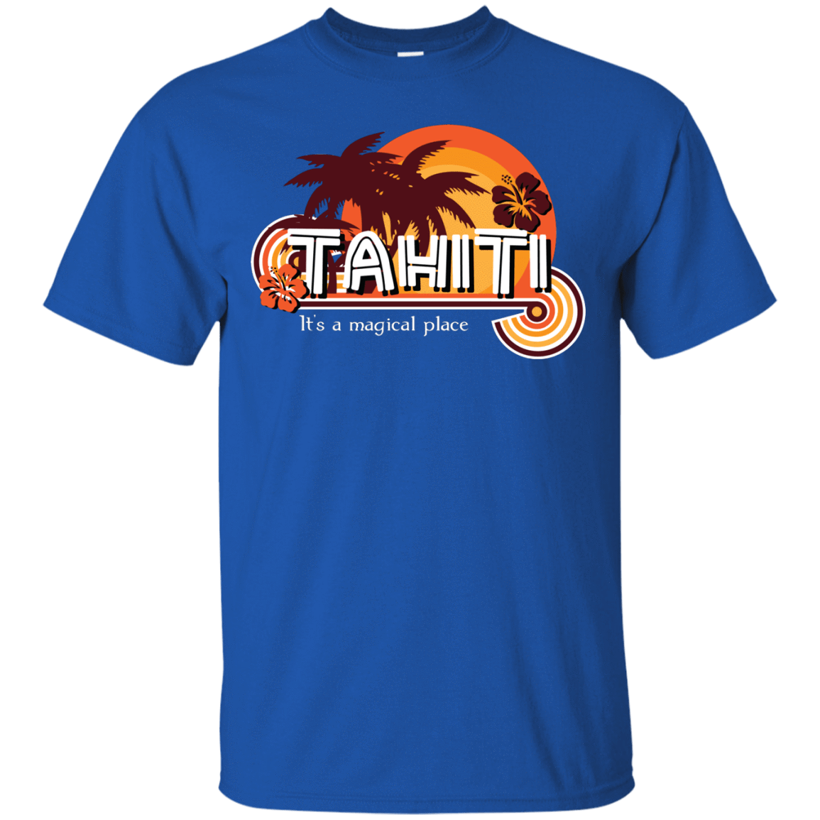 T-Shirts Royal / S Tahiti Pillow T-Shirt