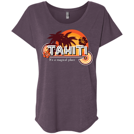 Tahiti Pillow Triblend Dolman Sleeve