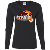 T-Shirts Black / S Tahiti Pillow Women's Long Sleeve T-Shirt