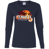 T-Shirts Navy / S Tahiti Pillow Women's Long Sleeve T-Shirt