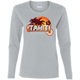 T-Shirts Sport Grey / S Tahiti Pillow Women's Long Sleeve T-Shirt
