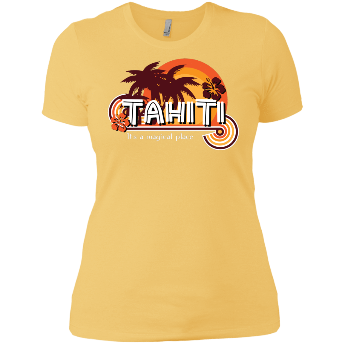 T-Shirts Banana Cream/ / X-Small Tahiti Pillow Women's Premium T-Shirt