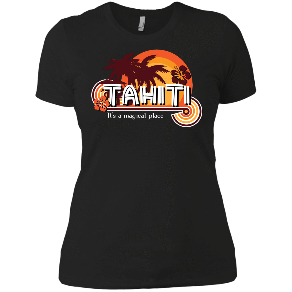 T-Shirts Black / X-Small Tahiti Pillow Women's Premium T-Shirt