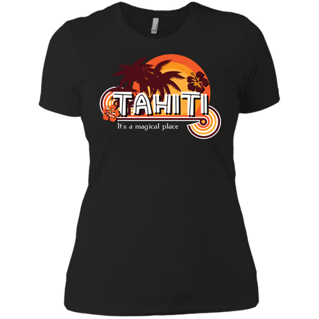 T-Shirts Black / X-Small Tahiti Pillow Women's Premium T-Shirt
