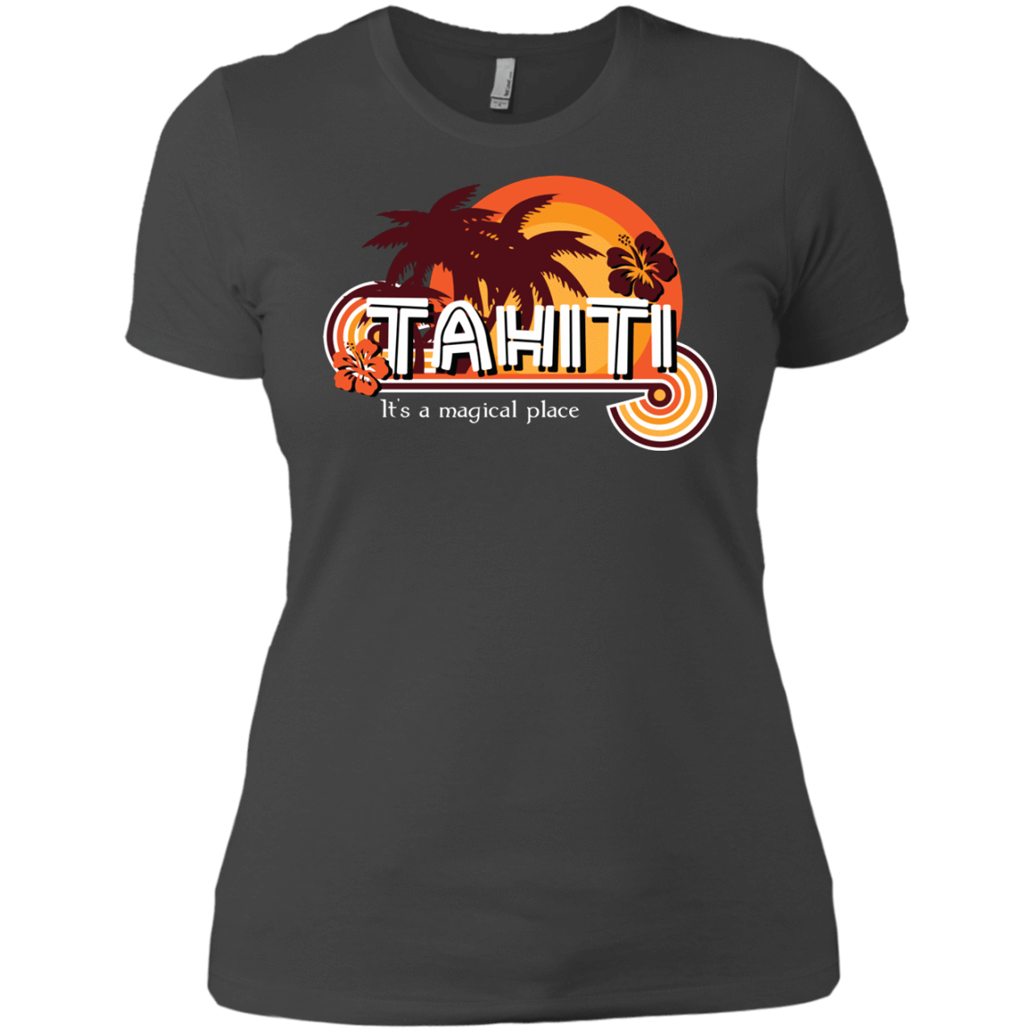 T-Shirts Heavy Metal / X-Small Tahiti Pillow Women's Premium T-Shirt