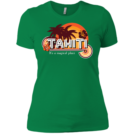 T-Shirts Kelly Green / X-Small Tahiti Pillow Women's Premium T-Shirt