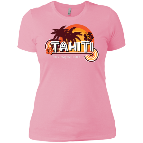 T-Shirts Light Pink / X-Small Tahiti Pillow Women's Premium T-Shirt
