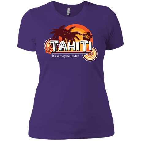 T-Shirts Purple Rush/ / X-Small Tahiti Pillow Women's Premium T-Shirt