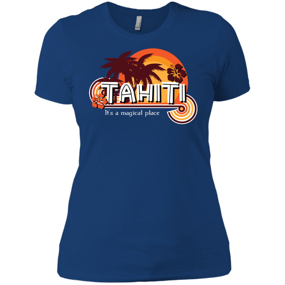 T-Shirts Royal / X-Small Tahiti Pillow Women's Premium T-Shirt