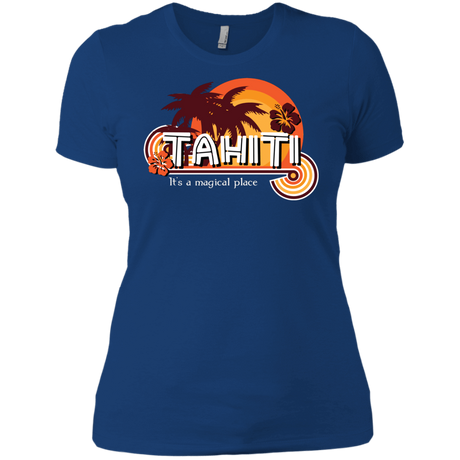 T-Shirts Royal / X-Small Tahiti Pillow Women's Premium T-Shirt