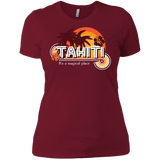 T-Shirts Scarlet / X-Small Tahiti Pillow Women's Premium T-Shirt