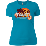 T-Shirts Turquoise / X-Small Tahiti Pillow Women's Premium T-Shirt
