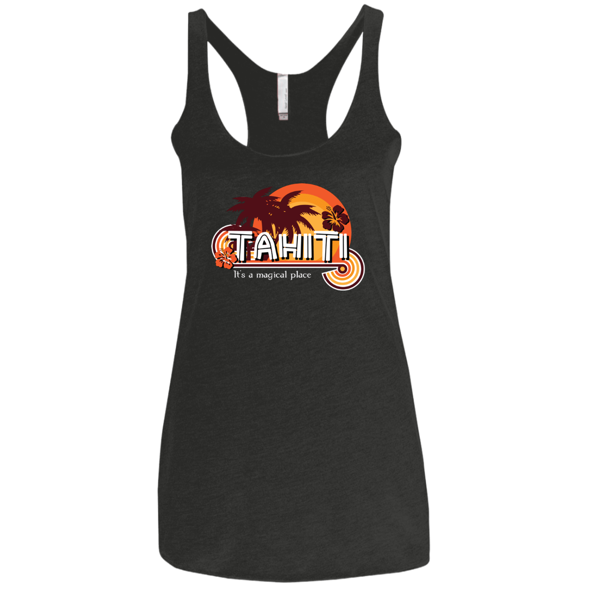 Tahiti Pillow Women's Triblend Racerback Tank