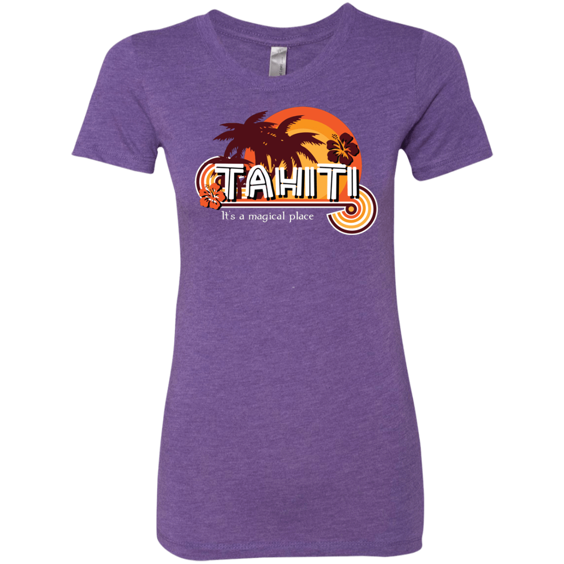 T-Shirts Purple Rush / S Tahiti Pillow Women's Triblend T-Shirt