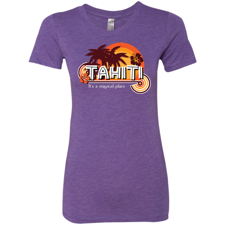 T-Shirts Purple Rush / S Tahiti Pillow Women's Triblend T-Shirt