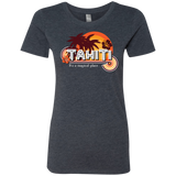 T-Shirts Vintage Navy / S Tahiti Pillow Women's Triblend T-Shirt