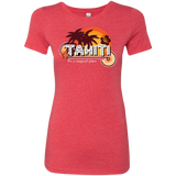 T-Shirts Vintage Red / S Tahiti Pillow Women's Triblend T-Shirt