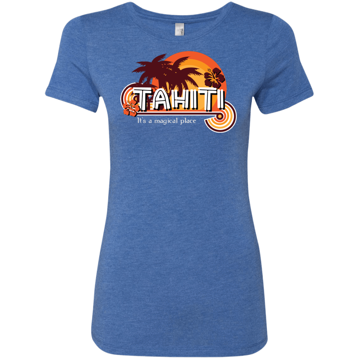 T-Shirts Vintage Royal / S Tahiti Pillow Women's Triblend T-Shirt