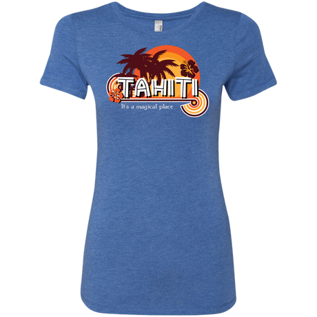 T-Shirts Vintage Royal / S Tahiti Pillow Women's Triblend T-Shirt