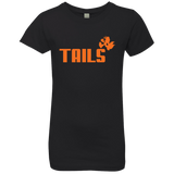 T-Shirts Black / YXS Tails Girls Premium T-Shirt