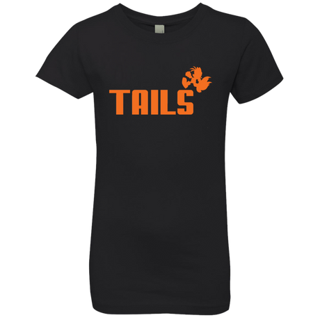 T-Shirts Black / YXS Tails Girls Premium T-Shirt