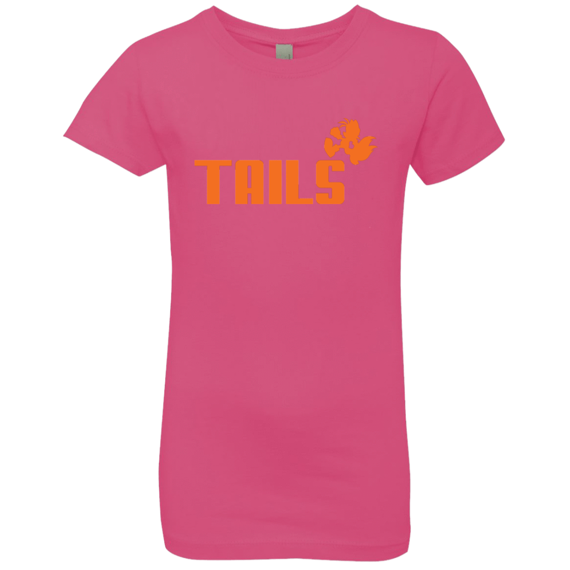 T-Shirts Hot Pink / YXS Tails Girls Premium T-Shirt