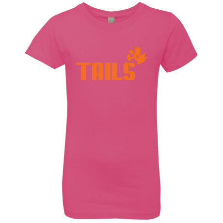 T-Shirts Hot Pink / YXS Tails Girls Premium T-Shirt
