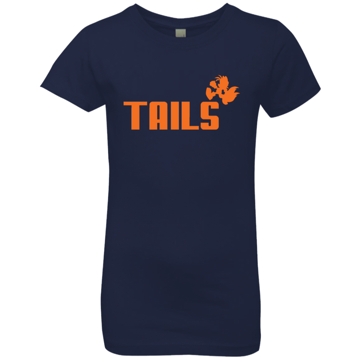 T-Shirts Midnight Navy / YXS Tails Girls Premium T-Shirt