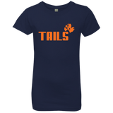 T-Shirts Midnight Navy / YXS Tails Girls Premium T-Shirt