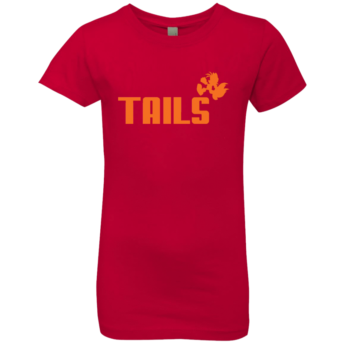 T-Shirts Red / YXS Tails Girls Premium T-Shirt