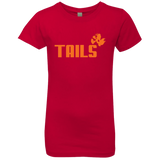 T-Shirts Red / YXS Tails Girls Premium T-Shirt