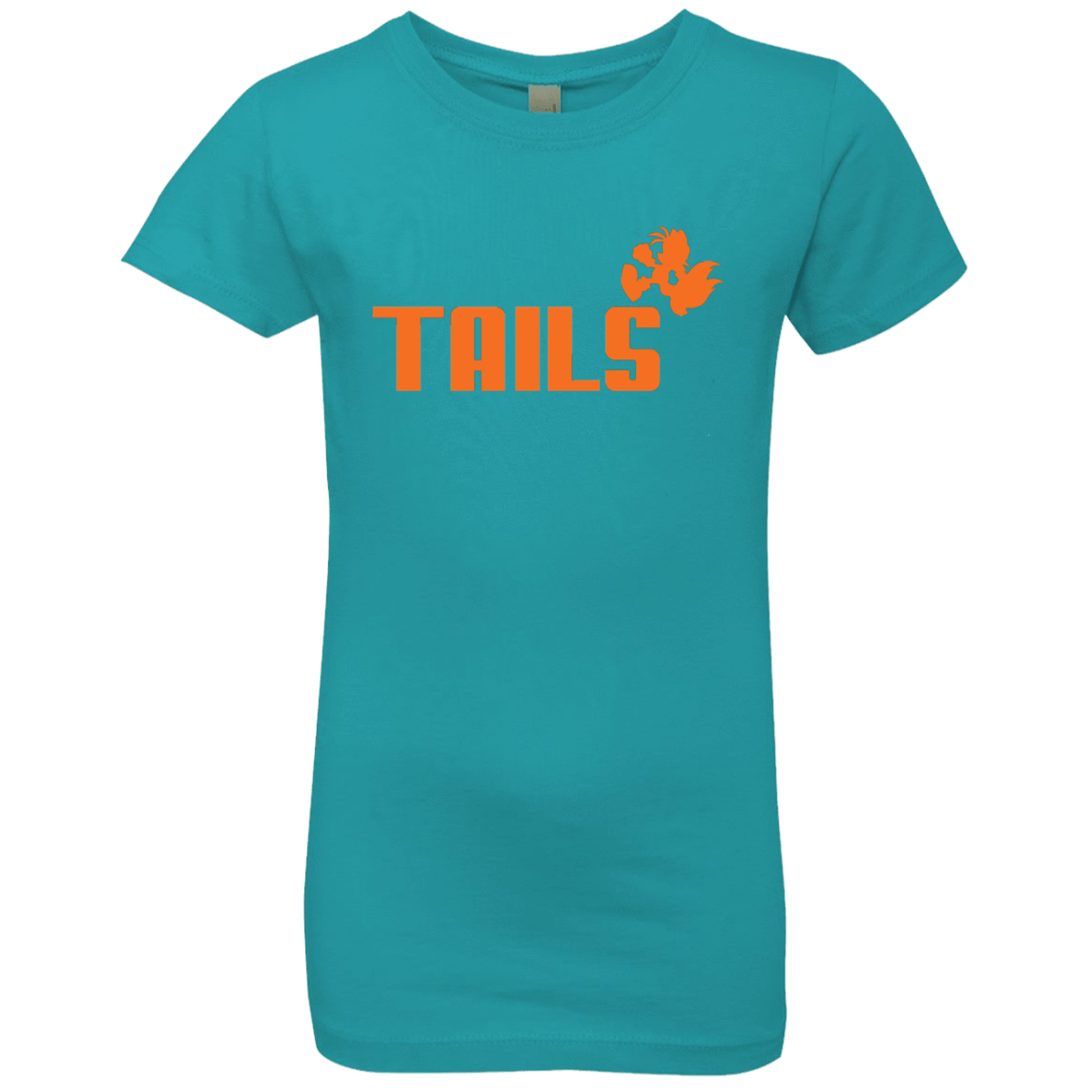 T-Shirts Tahiti Blue / YXS Tails Girls Premium T-Shirt
