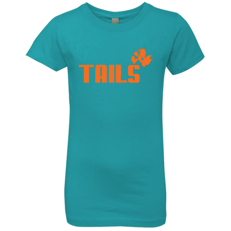 T-Shirts Tahiti Blue / YXS Tails Girls Premium T-Shirt