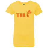 T-Shirts Vibrant Yellow / YXS Tails Girls Premium T-Shirt